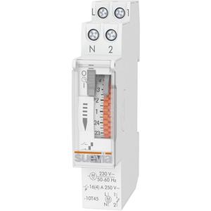 Suevia DinO One D Schakelklok voor DIN-rails Voedingsspanning (num): 230 V/AC 1x NO 16 A 250 V/AC Dagprogramma