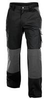 broek boston zwart-grijs 44 (245g-m2)