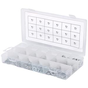 KS Tools Sortiment Zahn-Unterlegscheiben 720 Teile, VE 20 Stk M3-10