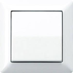 Jung AS 590 WW - Cover plate for switch/push button white AS 590 WW