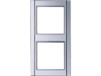 jung 2fach Rahmen Aluminium A582AL