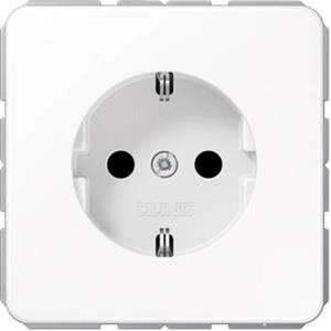 Jung CD 1520 WW - Schuko socket, alpine white, CD 1520 WW