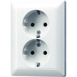 Jung AS 5020 U WW - Socket outlet (receptacle) AS 5020 U WW