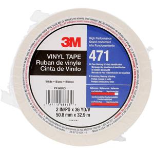 3M 471IW-W50-D PVC-plakband Wit (l x b) 33 m x 50 mm 1 stuk(s)