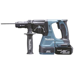 MAKITA Kombihammer DHR243RTJ für SDS-PLUS 18 V 50 Ah inkl Akku und Ladegerät