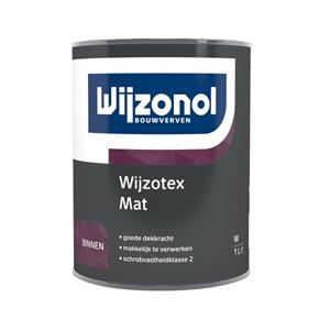 Wijzonol wijzotex mat wit 1 ltr