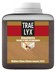 trae-lyx kleurbeits 2525 midden eiken 0.5 ltr