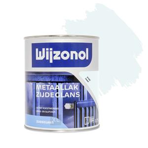 Wijzonol metaallak zijdeglans ijswit 750 ml
