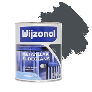 Wijzonol metaallak zijdeglans antraciet 750 ml