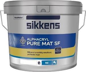 Sikkens alphacryl pure mat sf lichte kleur 1 ltr