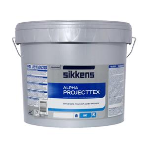 Sikkens alpha projecttex wit 2.5 ltr