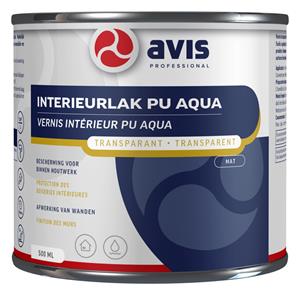 Avis aqua pu lak blank mat 500 ml