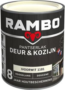 Rambo Pantserlak Deur & Kozijn hoogglans ivoorwit dekkend 750 ml