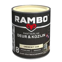 Rambo Pantserlak Deur & Kozijn zijdeglans wit dekkend 750 ml