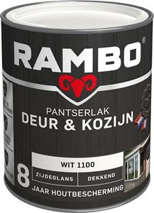 Rambo Pantserlak Deur & Kozijn zijdeglans wit dekkend 750 ml