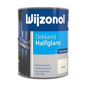 Wijzonol lak halfglans wit dekkend 750 ml