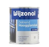 Wijzonol lak hoogglans crèmewit (RAL 9001) dekkend 750 ml