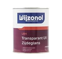 Wijzonol lbh transparant uv zijdeglans kleur 1 ltr