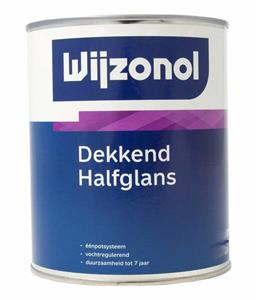 Wijzonol dekkend halfglans kleur 1 ltr