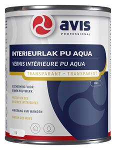 Avis aqua pu lak blank mat 1 ltr