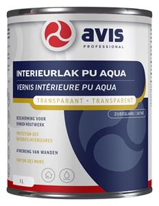 Avis aqua pu lak blank zijdeglans 1 ltr