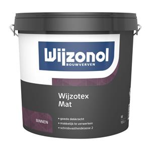 Wijzonol wijzotex mat wit 10 ltr