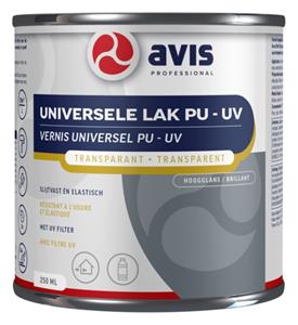 Avis pu-siegel hoogglans blank 2.5 ltr