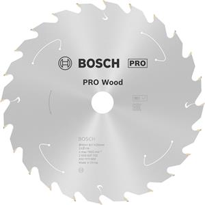 Bosch Bosch 2608837702 Hardmetaal-cirkelzaagblad 184 x 20 mm Aantal tanden: 24 1 stuk(s)