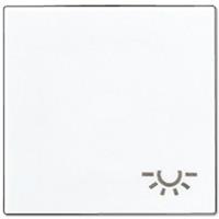 A 590 L WW - Cover plate for switch/push button white - Special sale