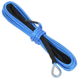 Lierkabel 5 mmx9 m blauw