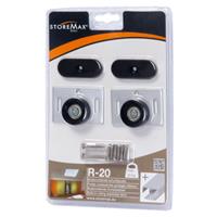 Storemax wielset t.b.v. R20 metaal wit 2 stuks