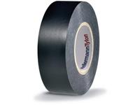 HellermannTyton Isolierband, PVC, 25mm, 25m, schwarz, UV-beständig, 105°C, 0,15mm, Selbstverlöschend