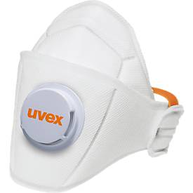 Adembeschermingsmasker Uvex silv-Air 5210 premium, FFP2 NR D, vouwmasker met uitademventiel, 15 stuks