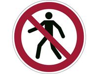 DURABLE Verbotskennzeichen Fußgänger verboten, selbstklebend