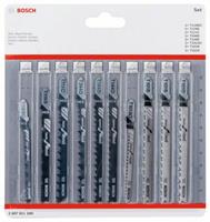 Bosch 2607011169 Decoupeerzaagbladenset Wood, 10-delig 10 stuk(s)