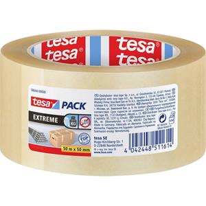 tesapack Extreme Packband Transparent (L x B) 50m x 50mm 50m