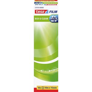 tesa Film Eco & Clear, transparent, 15 mm x 10 m