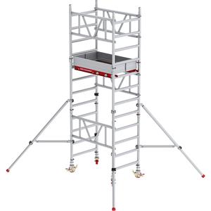 Schnellbau-Fahrgerüst MiTOWER Plattform 1,02 x 0,60 m Arbeitshöhe 4 m