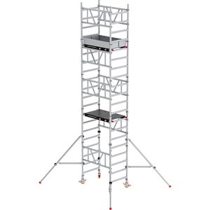 Altrex MiTower 1-Personen-Gerüst Aluminium mit Fiber-DeckPlattform 0,75x1,27m 6,20m AH