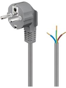 Netzkabel 1,5 m<br>CEE 7/7 Stecker > 3 Kabelenden - Goobay