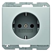 Berker SCHUKO-Steckdose Alu 47157003