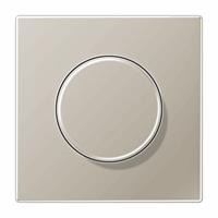 JUNG LS990 draaiknop voor dimmer edelstaal [Niet voor  dimmers]