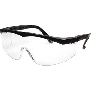 B-Safety PROTECTO Schutzbrille inkl. UV-Schutz Schwarz DIN EN 166