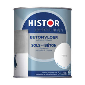 Histor Perfect Finish betonvloer zijdeglans 7000 wit 750 ml