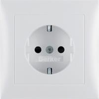 Berker Schuko-Steckdose pws/matt 47229909