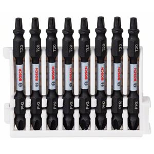 Bosch Doppelklingenbit-Set Impact Control, 8-teilig, PH2-T20, 65 mm