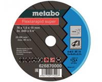 Metabo 626870000 Flexiarapid Doorslijpschijf - 76 x 1 x 10mm (5st)