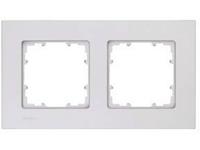 Siemens Schalterprogramm 2fach Rahmen Delta Aluminium (Metallic) 5TG11121