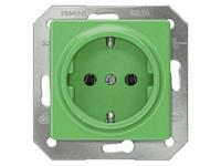 Siemens Schalterprogramm Schutzkontakt-Steckdose Delta Grün 5UB1512