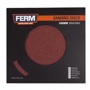 FERM BGA1062 Schleifscheiben K60 K100 K150 10-Tlg 150mm für BGM1022